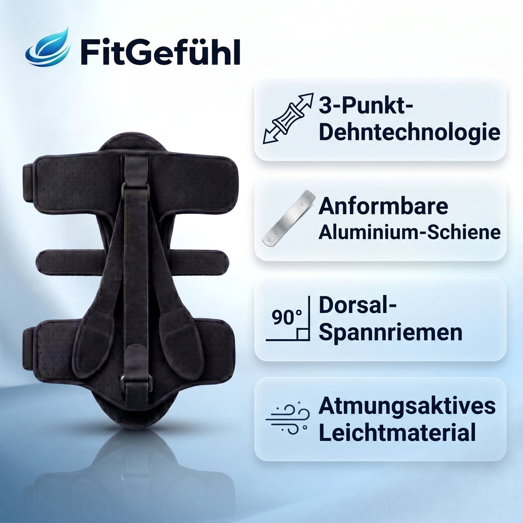 VitalForm – Nachtschiene mit 3-Punkt-Dehntechnologie
